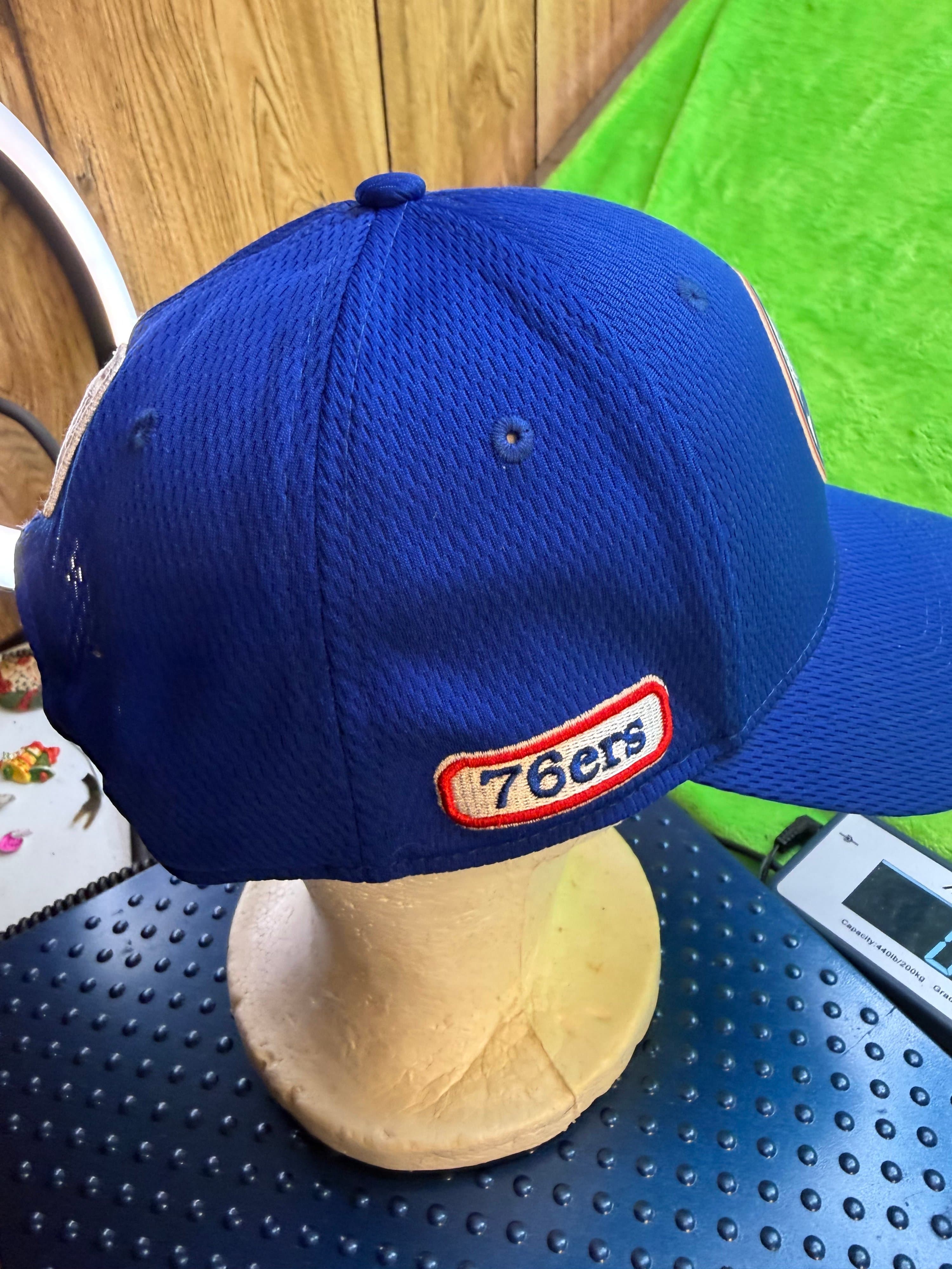 New Era Philadelphia 76ers 9FORTY Adjustable Cap OSFA Royal Blue Unworn - Thumbnail 4