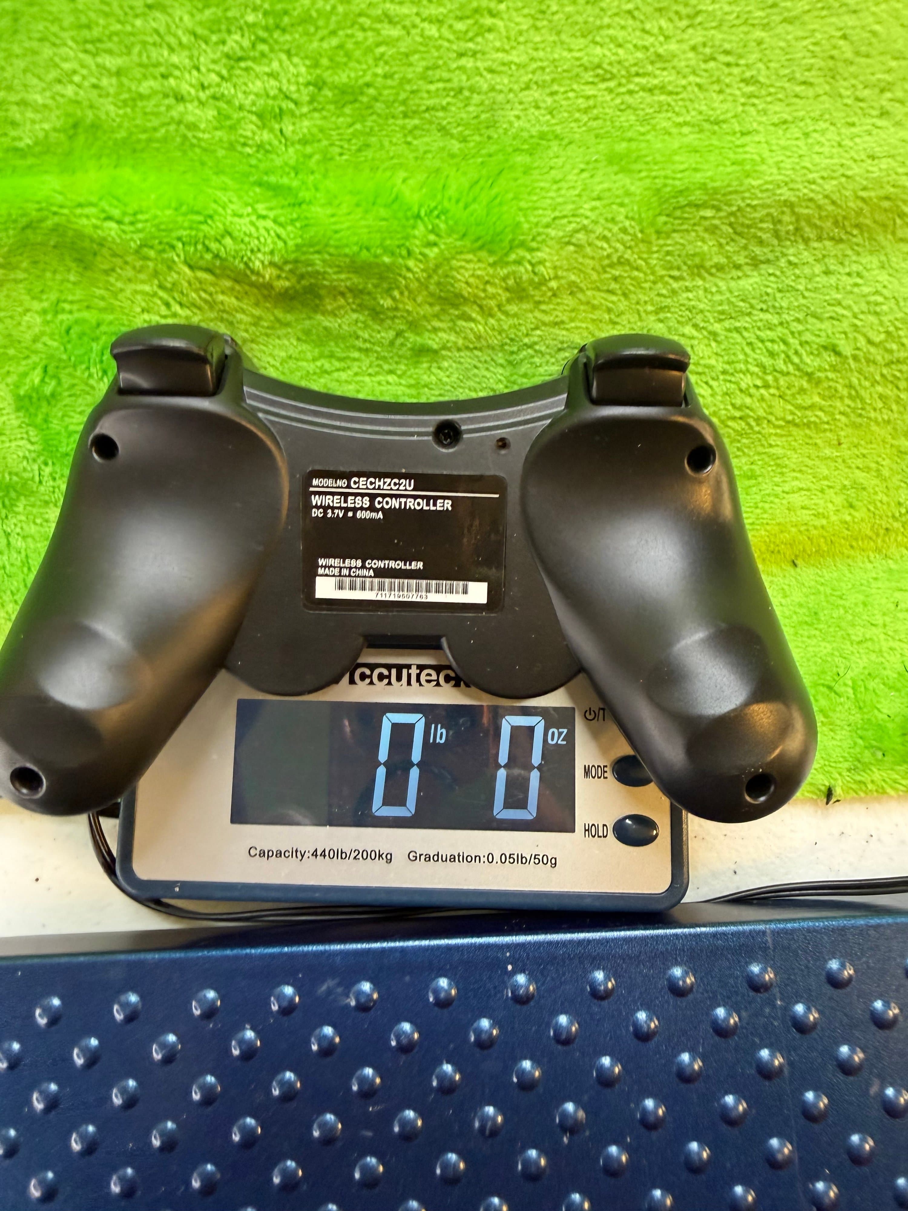 Sony PS3 DualShock 3 Wireless Controller Black CECHZC2U Tested Works - Thumbnail 3