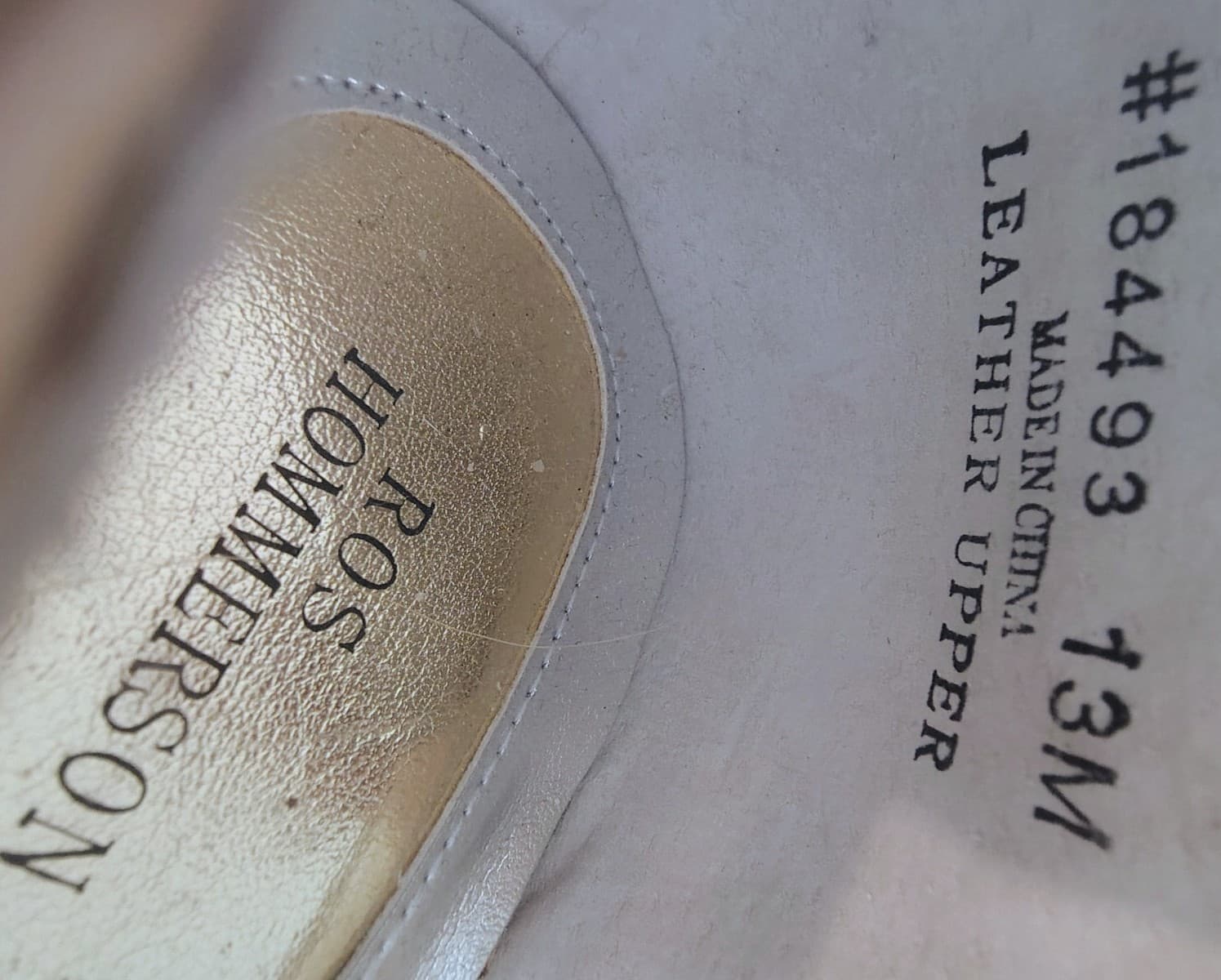 *NEW* ROS HOMMERSON Sheer Leather Shimmer Flats: sz 13m - Thumbnail 4