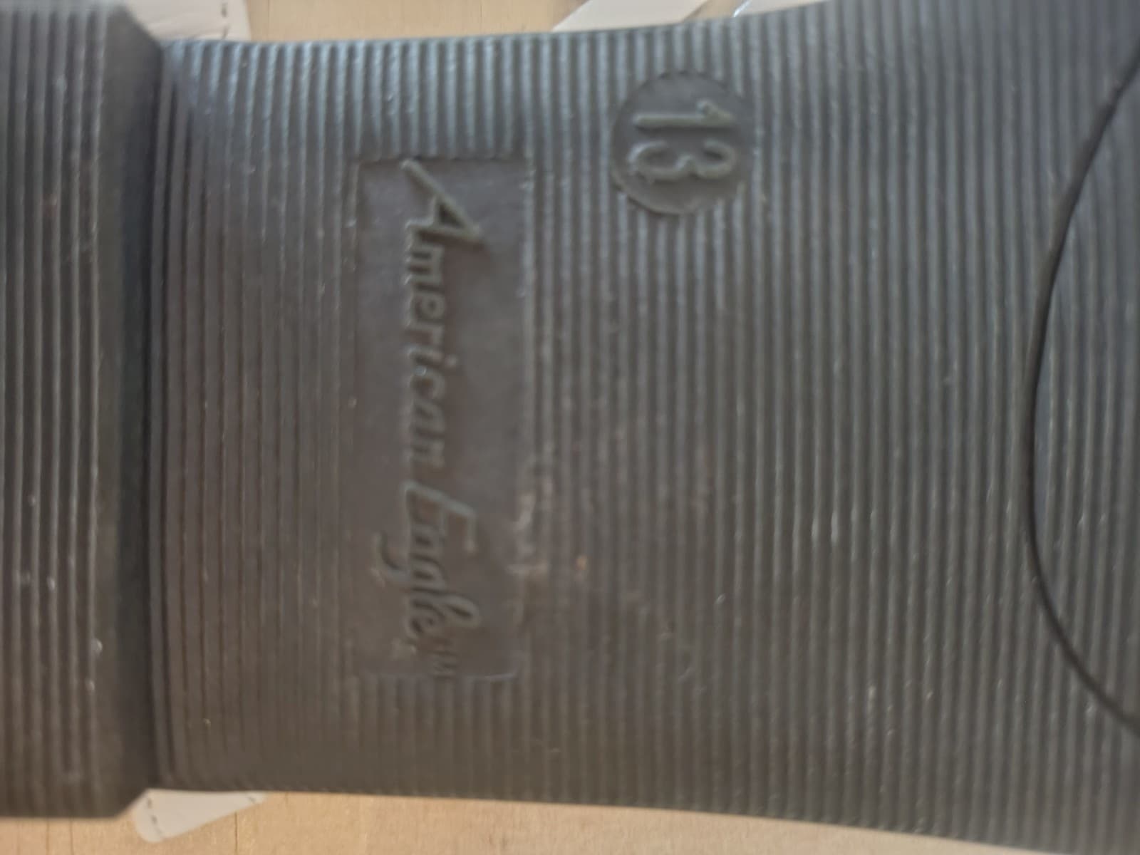 AMERICAN EAGLE Braided Leather Sandals: sz 13 - Thumbnail 3