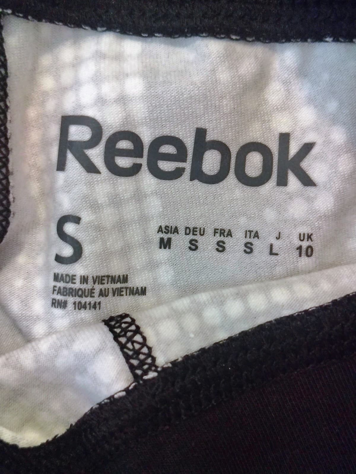 NWT REEBOK "Tight Fit" Cotton Capri Leggings: sz S - Thumbnail 3