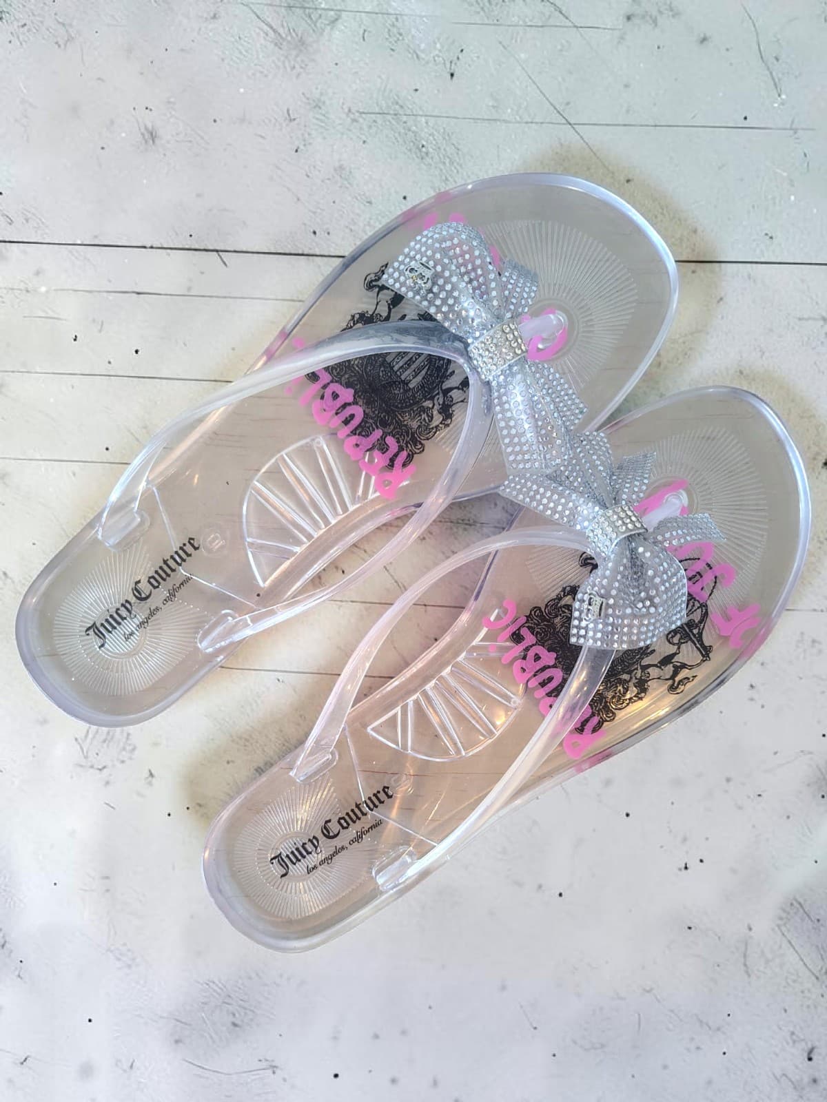 2pc JUICY COUTURE Sandals Bundle: sz 9 - Thumbnail 4