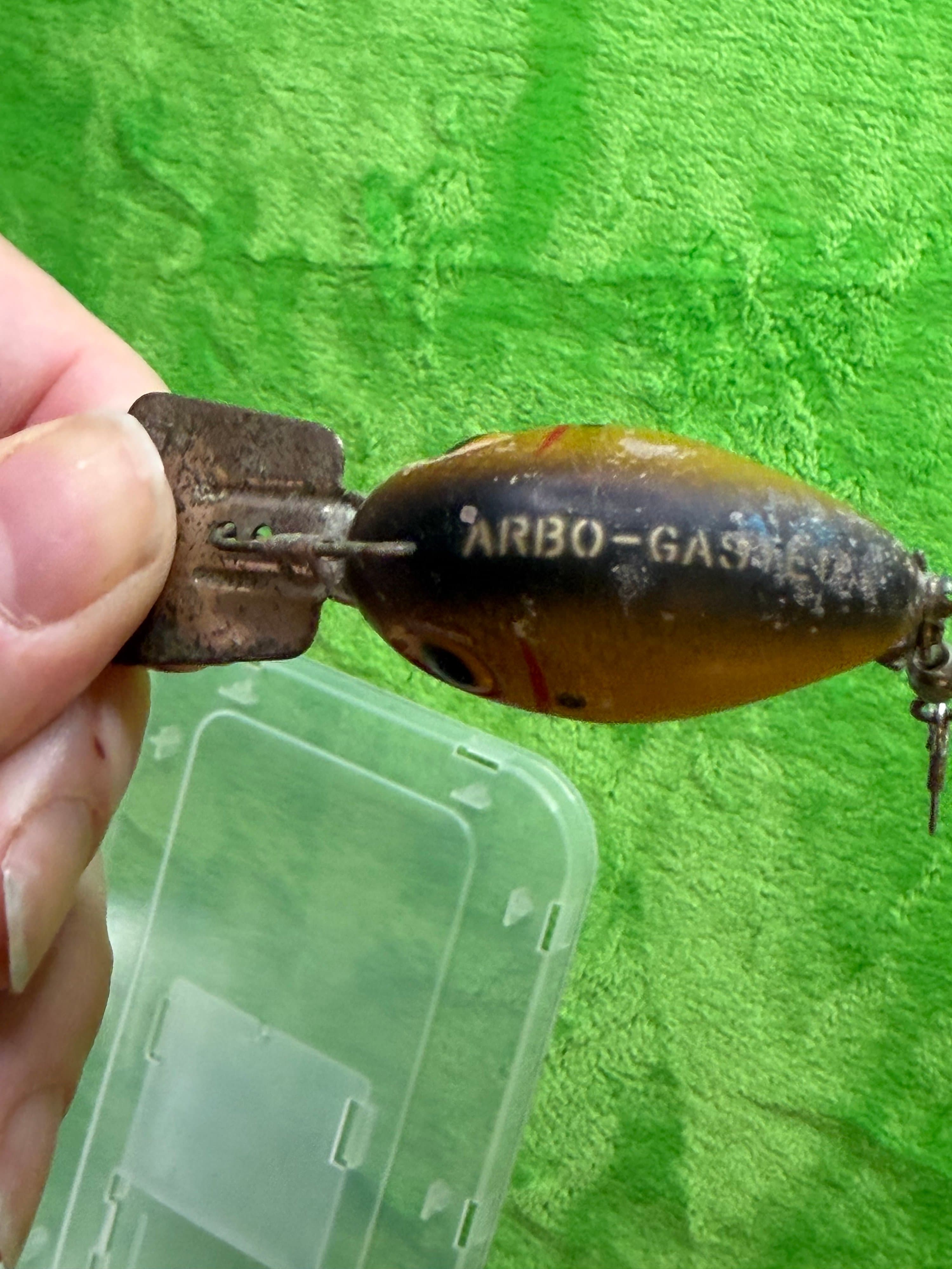 Vtg Fishing Lure Lot 5 Arbogast Jitterbug Arbo-Gaster Heddon 1940s-70s - Thumbnail 19