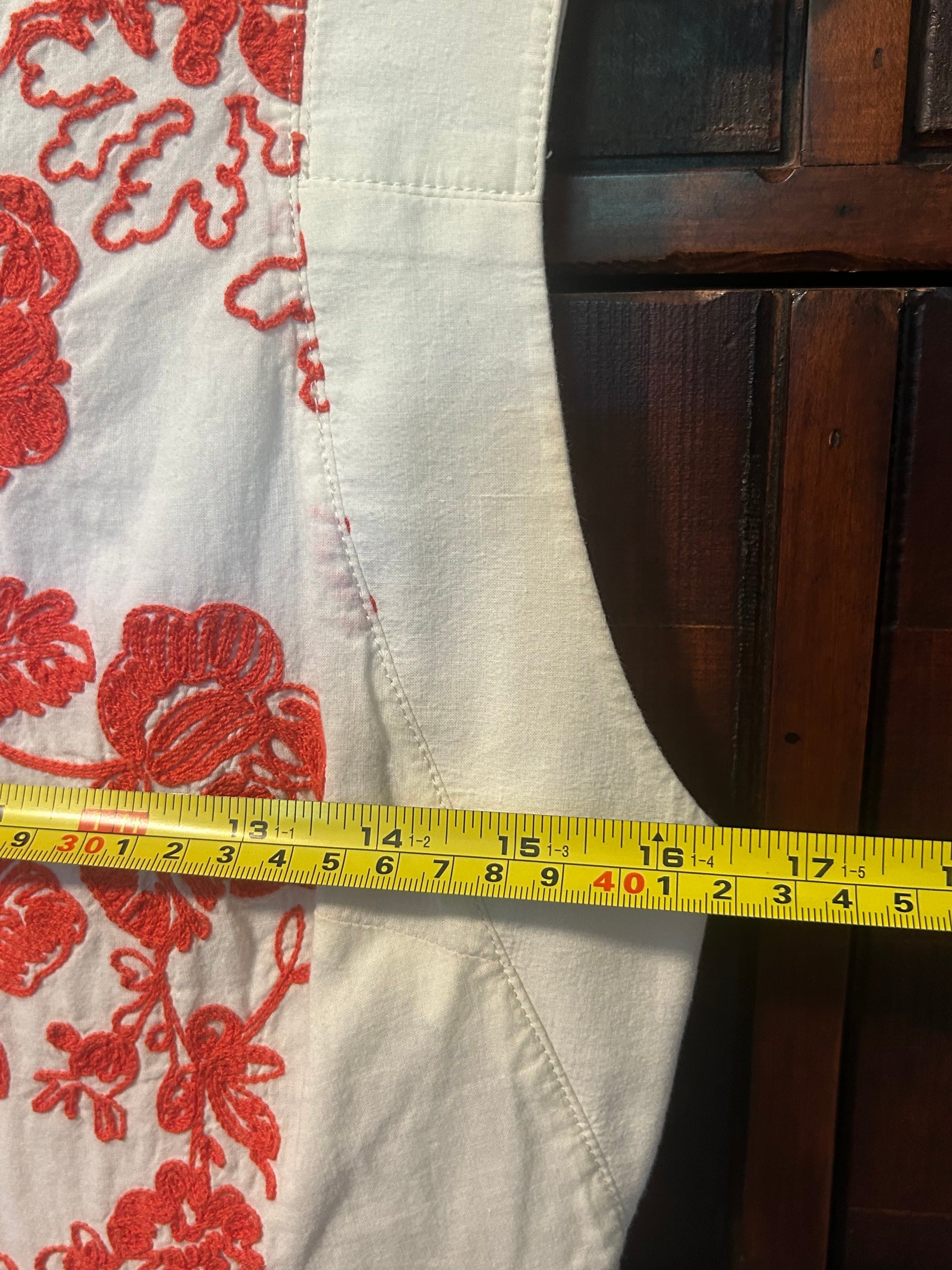 J. Crew Floral Embroidered Sleeveless Dress - Thumbnail 3