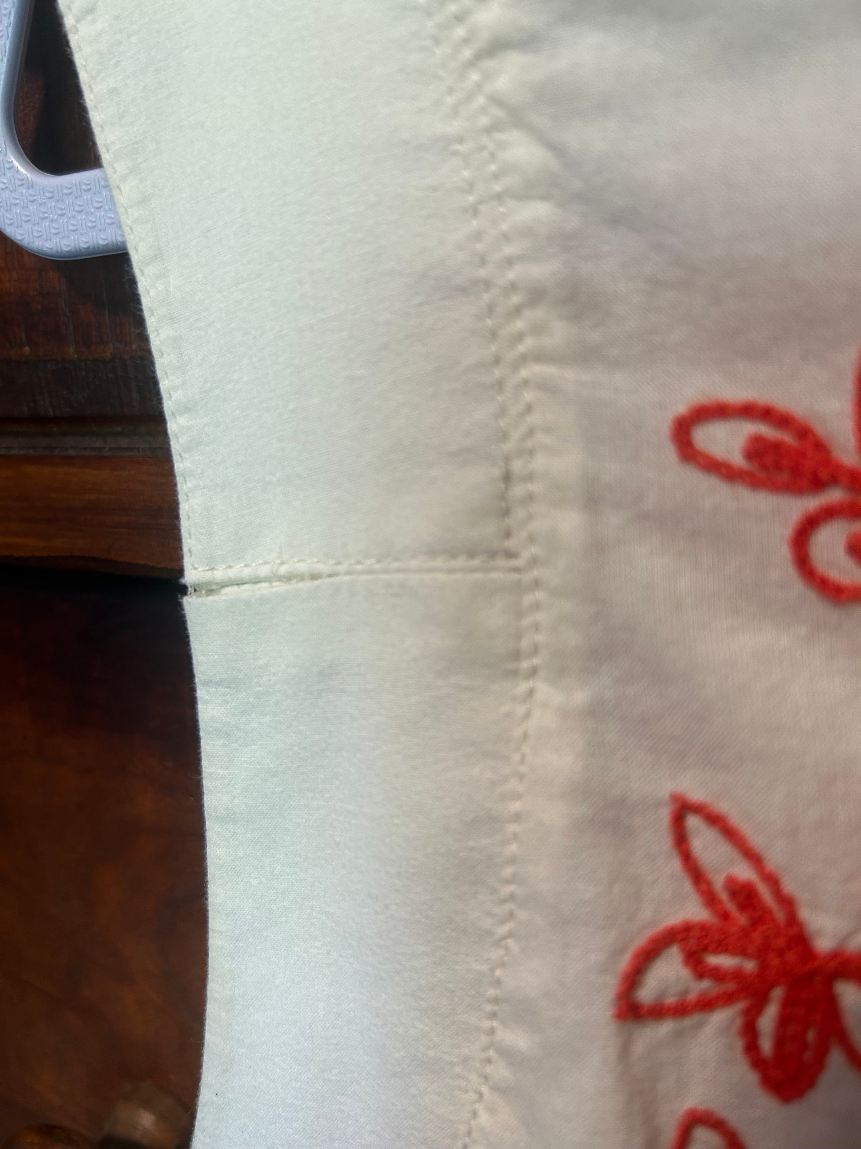 J. Crew Floral Embroidered Sleeveless Dress - Thumbnail 5