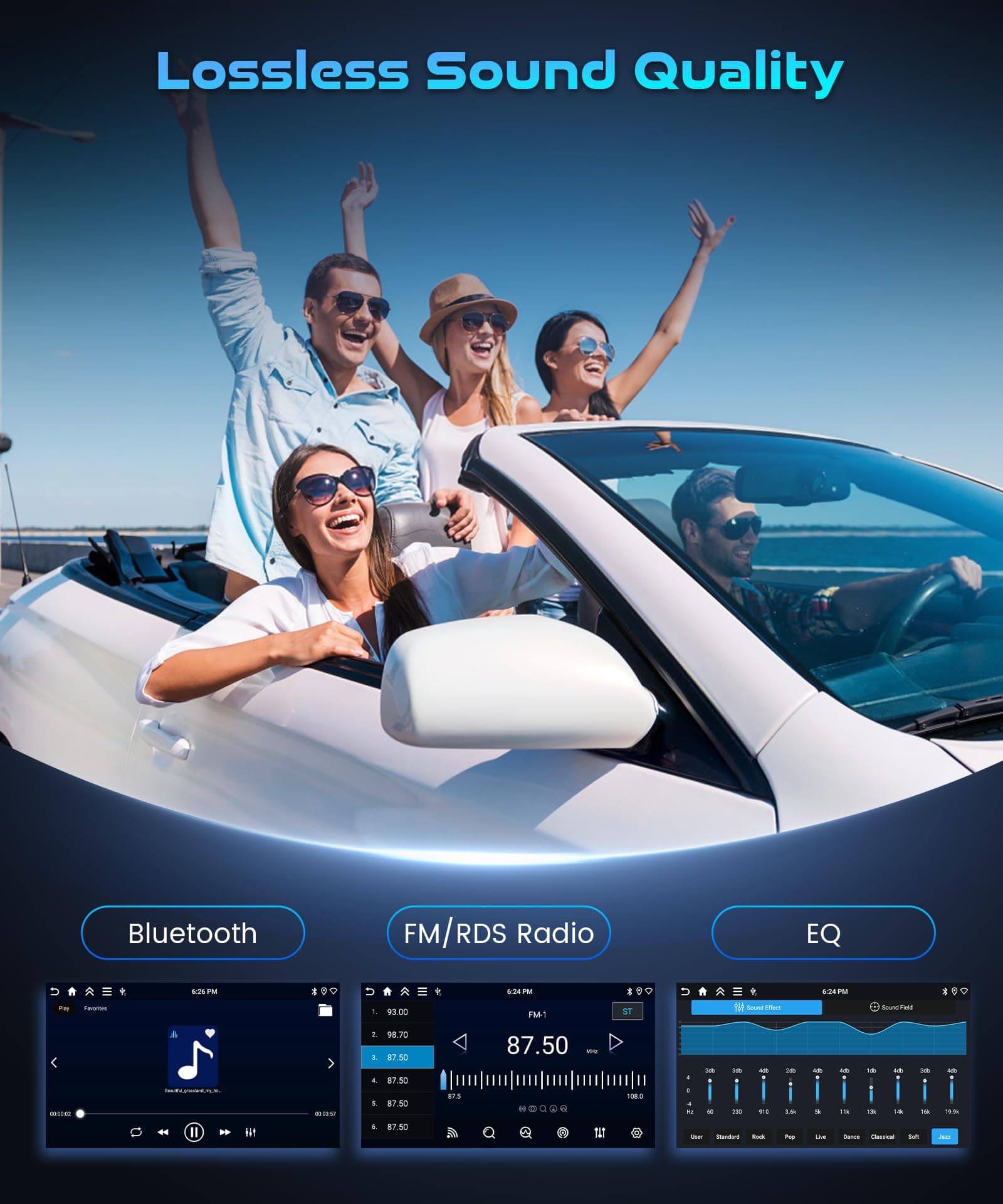 Rimoody 4G64G Android 15 Car Stereo For Honda Crv 2002-2006 Wireless Carplay - Thumbnail 5