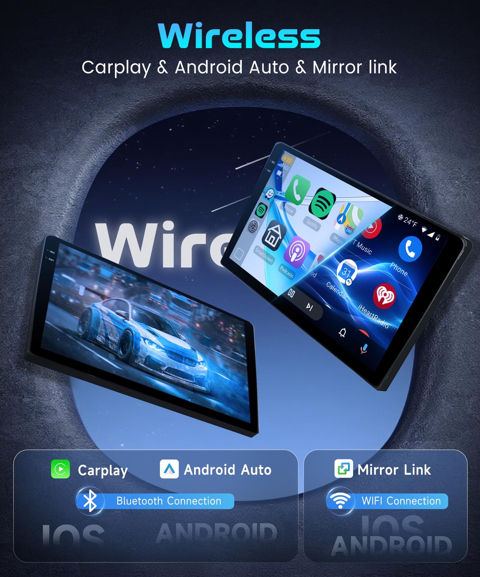 Rimoody 4G64G Android 15 Car Stereo For Honda Crv 2002-2006 Wireless Carplay - Thumbnail 2