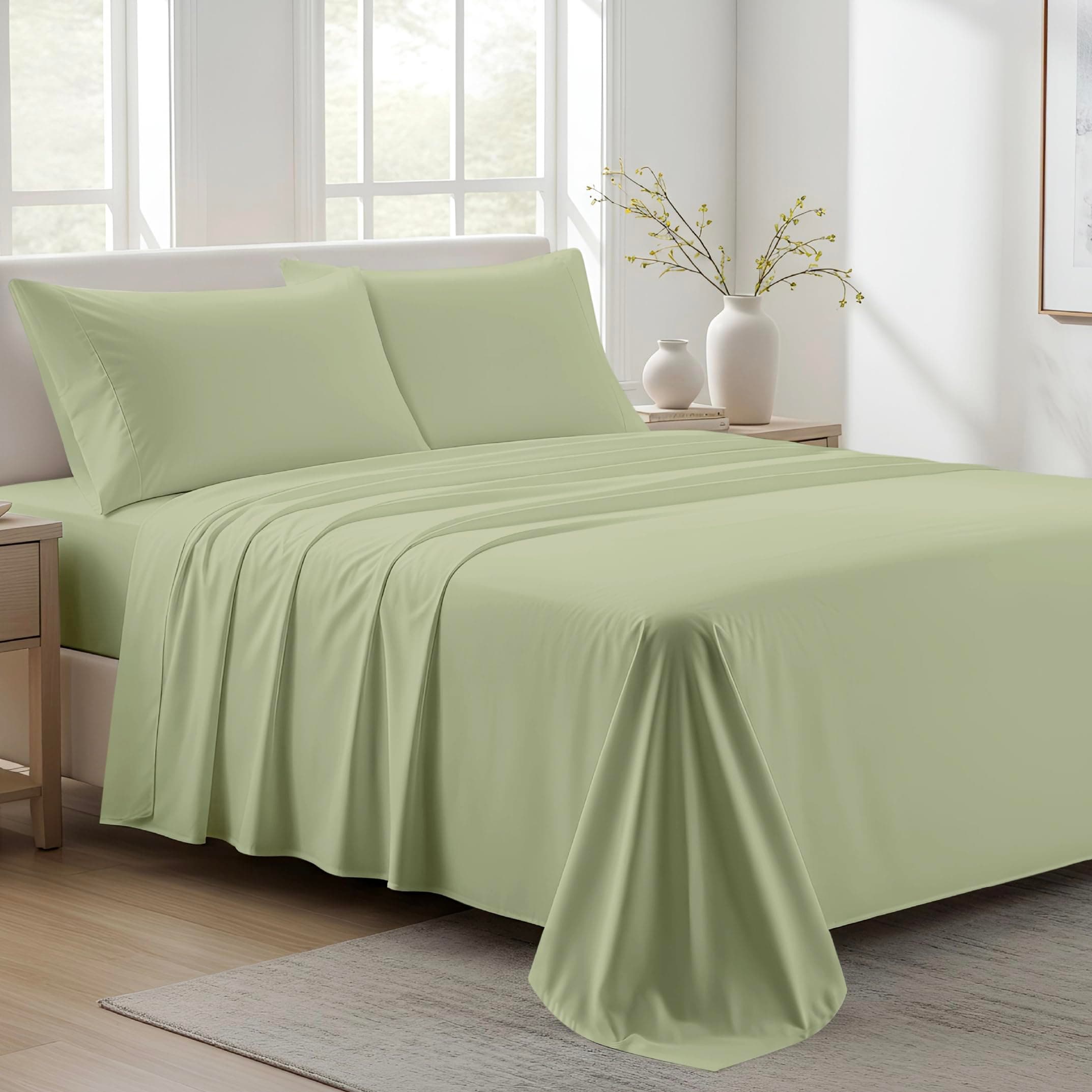 Ashton Sheets 100 Organic Cotton Sheets California King Size - Organic Cotton