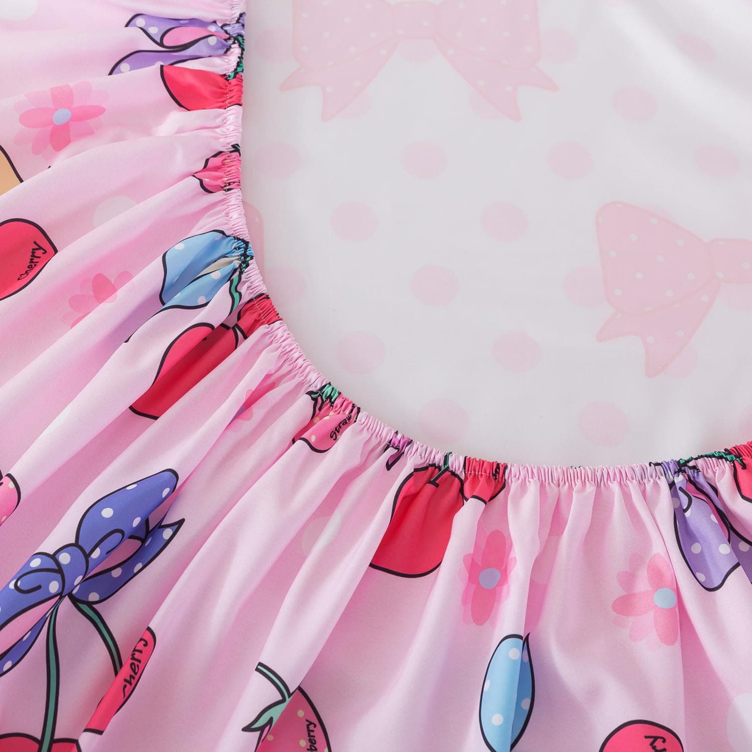 Qjmiaofang Zipper Bedding Twin Girls Cherry Bedding For Kids Zip Up Comforter - Thumbnail 6