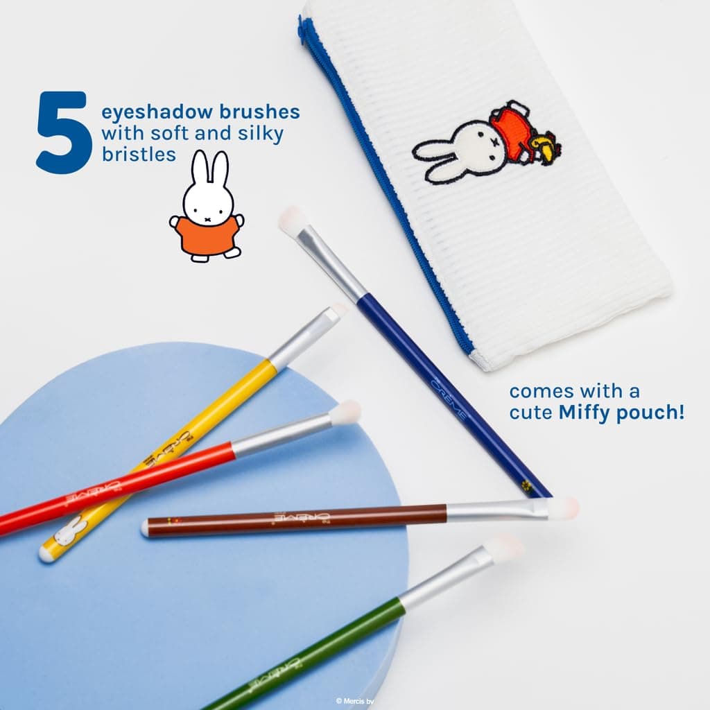 The Crème Shop The Crme Shop Miffy Everyday Essentials Eyeshadow Brush Set And - Thumbnail 2