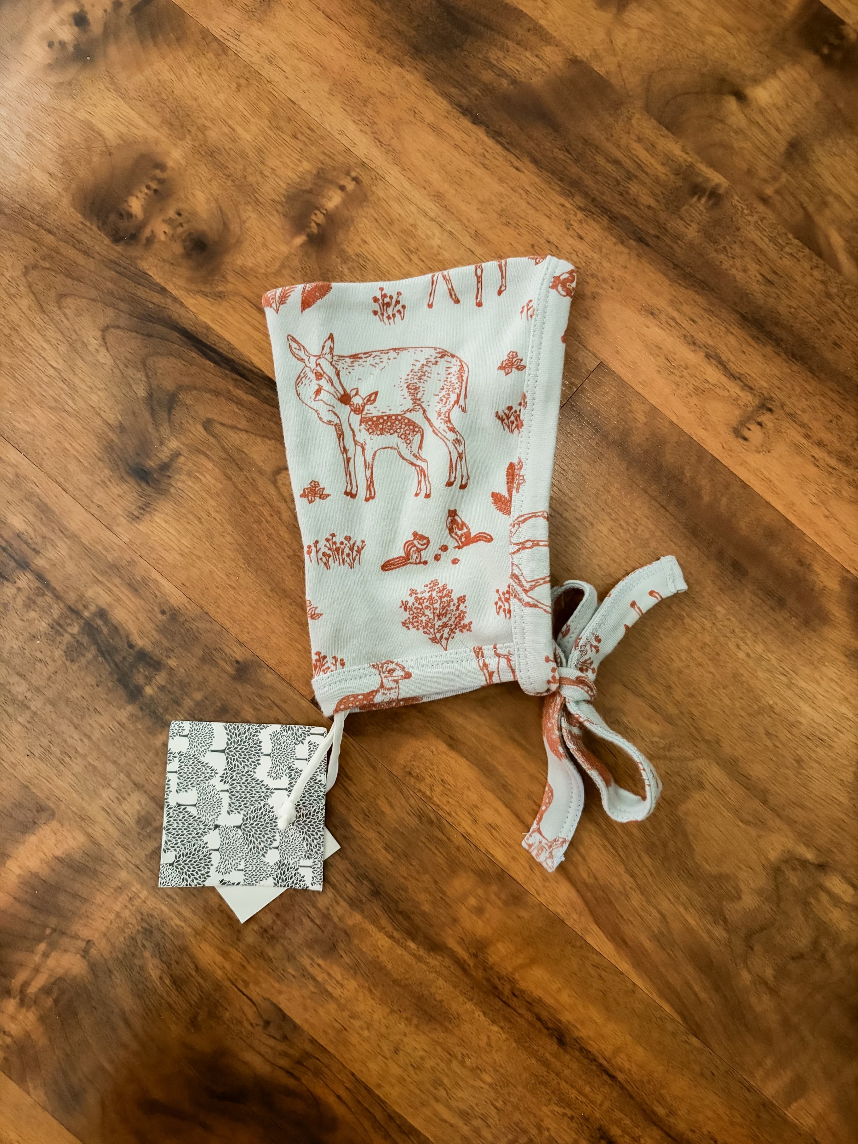 Kate Quinn Baby Bonnet with Animal Print size 0-3 - Thumbnail 2