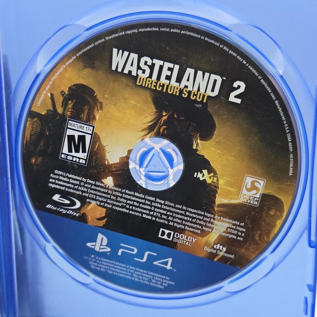 Wasteland 2: Director's Cut | PS4 PlayStation 4 - 2015 | [Disc and Manual]