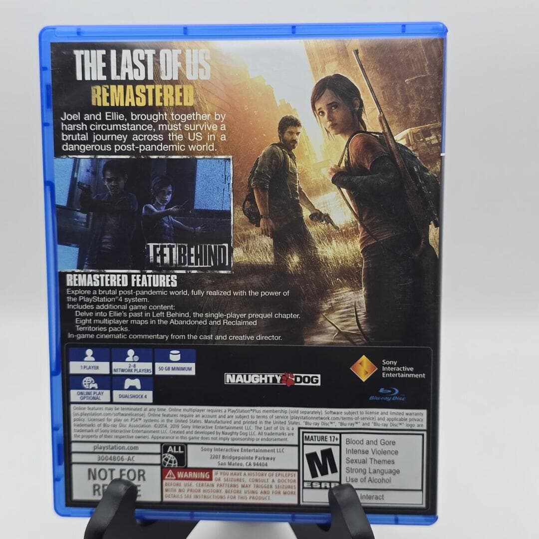 The Last of Us Remastered | PS4 PlayStation 4 - 2014 | Tested [CIB] - Thumbnail 6
