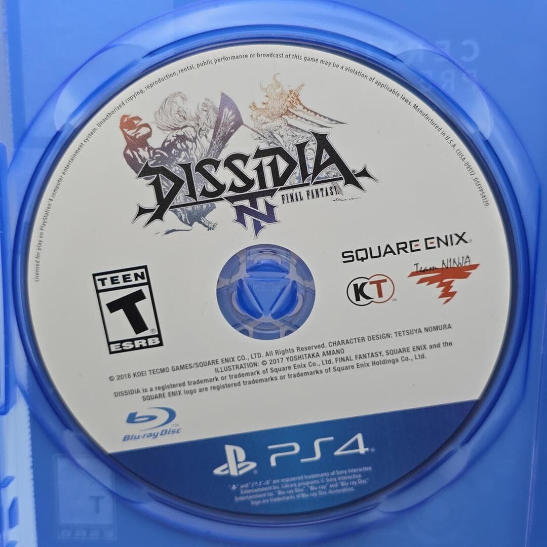 Dissidia Final Fantasy NT | PS4 PlayStation 4 - 2018 | Tested [Disc Only]