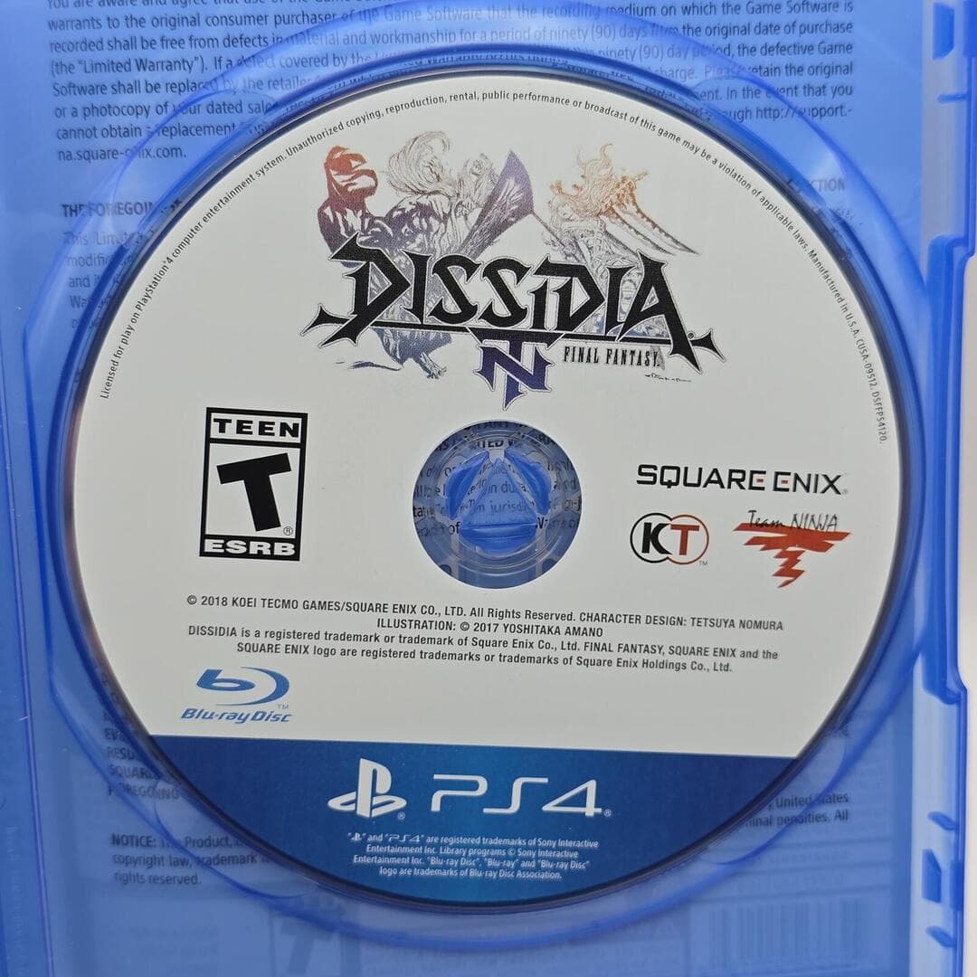 Dissidia Final Fantasy NT | PS4 PlayStation 4 - 2018 | Tested [CIB] - Thumbnail 3