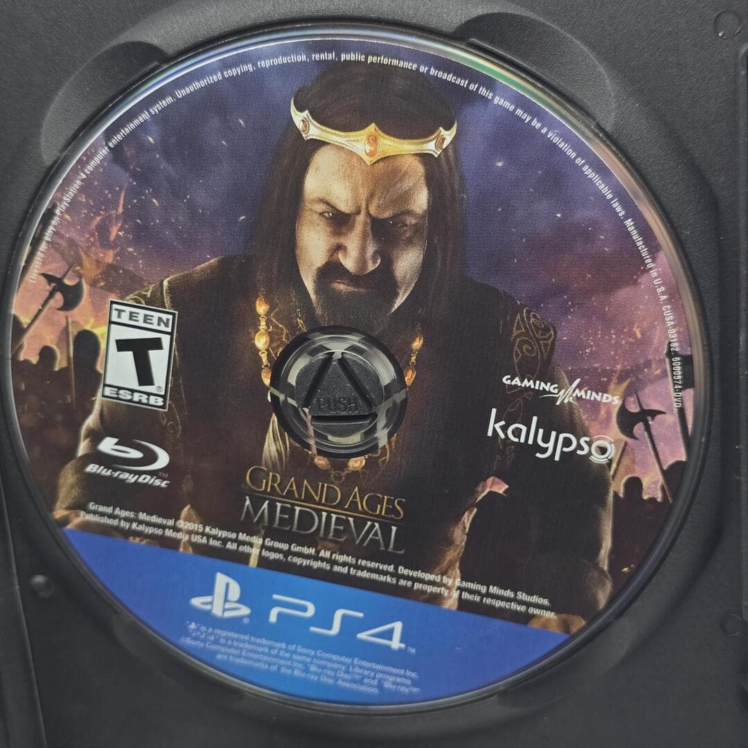 Grand Ages: Medieval Limited Edition | PS4 PlayStation 4 - 2015 | [Disc Only]