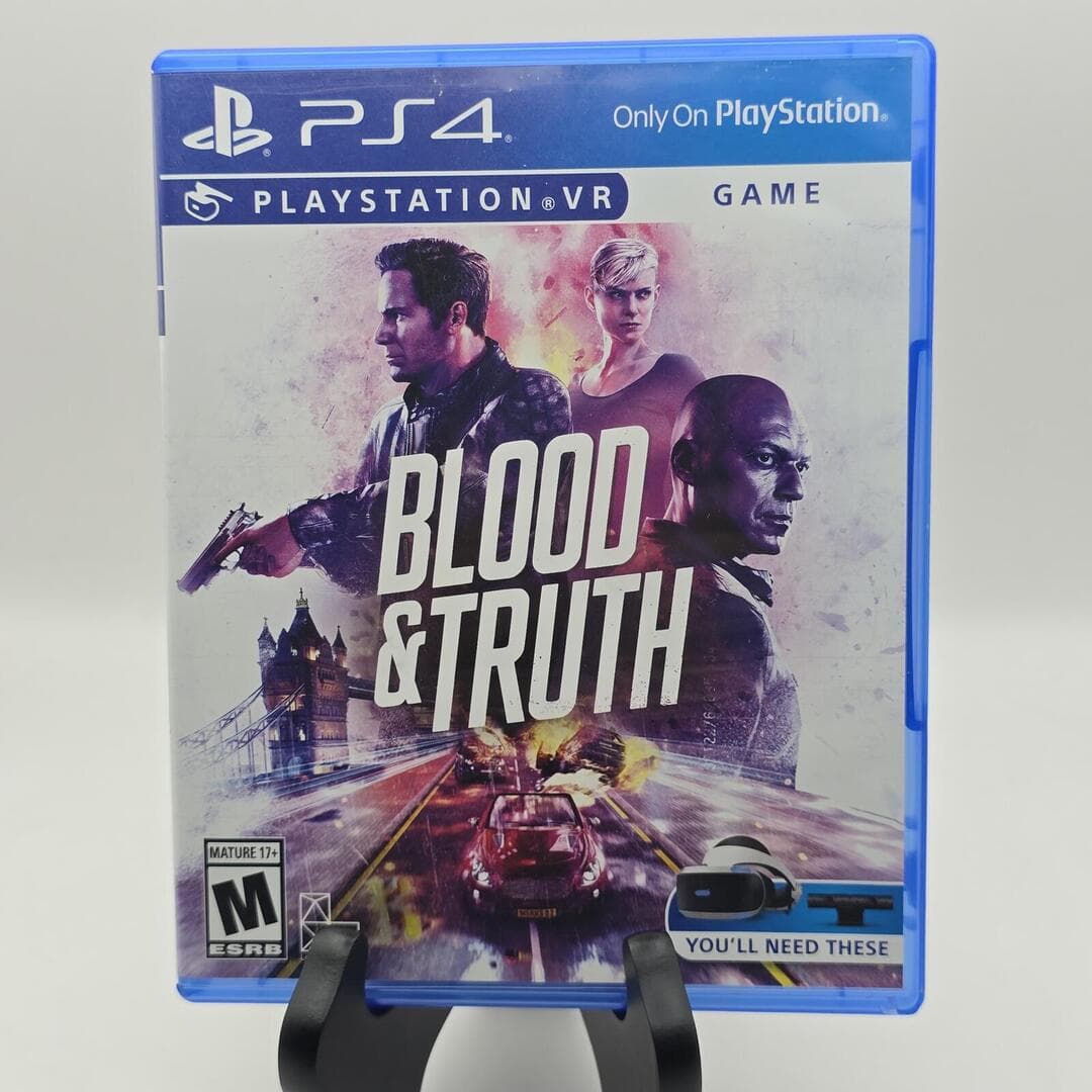 Blood & Truth VR | PS4 PlayStation 4 PSVR - 2019 | Tested [CIB]