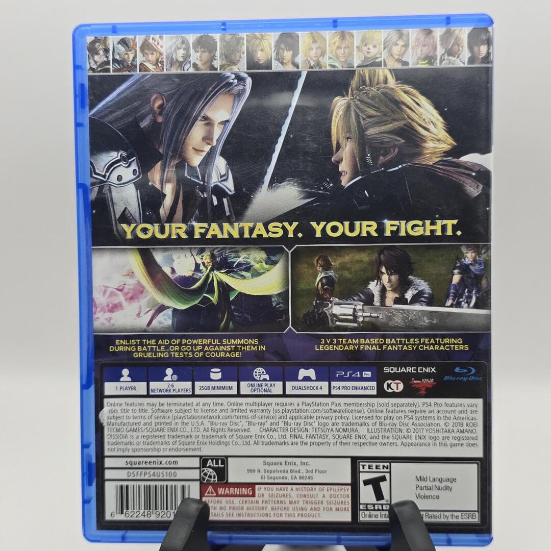Dissidia Final Fantasy NT | PS4 PlayStation 4 - 2018 | Tested [CIB] - Thumbnail 5