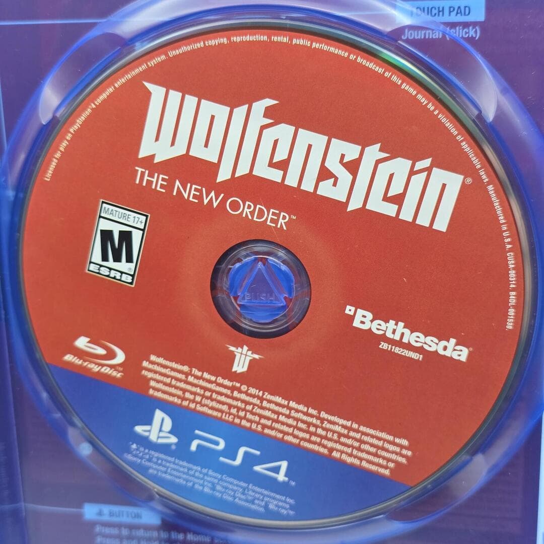 Wolfenstein: The New Order | PS4 PlayStation 4 - 2014 | Tested [CIB] - Thumbnail 3