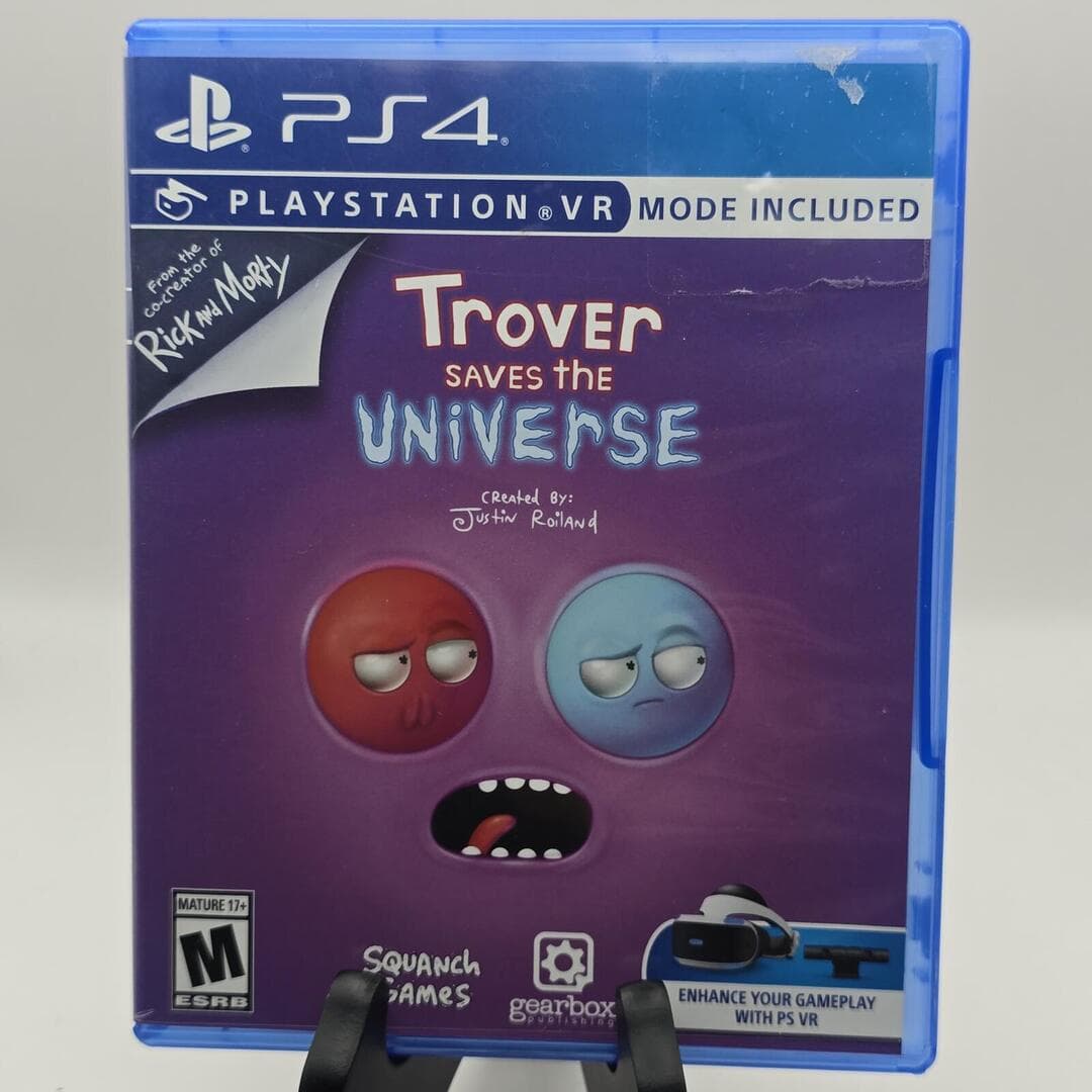 Trover Saves the Universe | PS4 PlayStation 4 - 2019 | Tested [CIB]