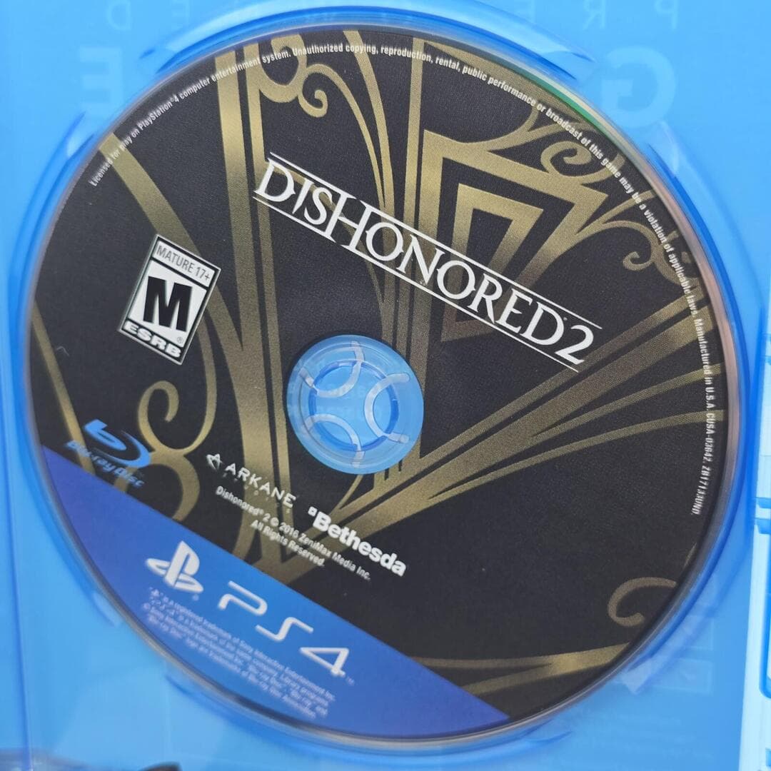 Dishonored 2 | PS4 PlayStation 4 - 2016 | Tested [Disc Only]