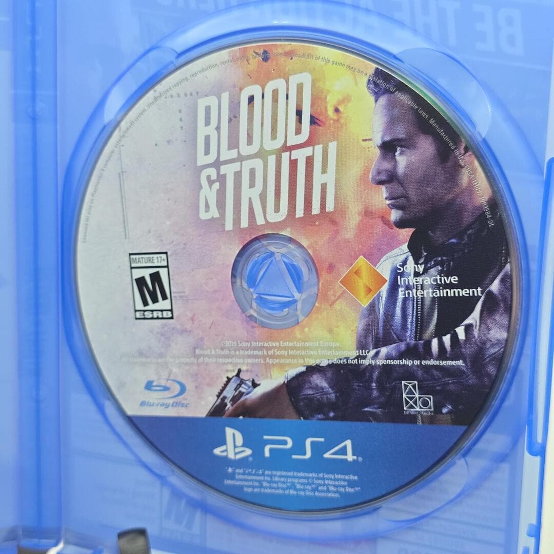Blood & Truth VR | PS4 PlayStation 4 PSVR - 2019 | Tested [CIB] - Thumbnail 4