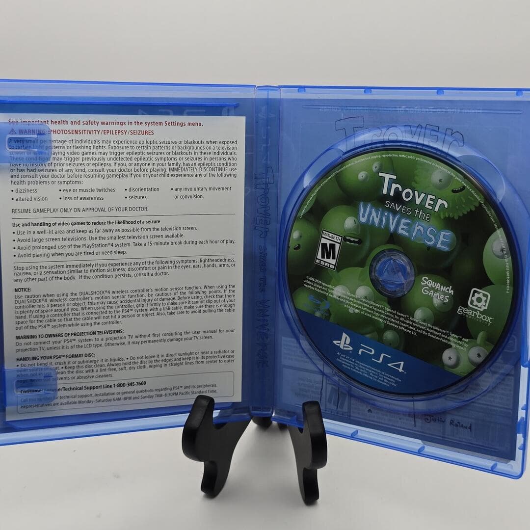 Trover Saves the Universe | PS4 PlayStation 4 - 2019 | Tested [CIB] - Thumbnail 3