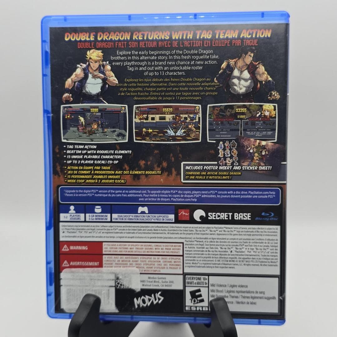 Double Dragon Gaiden: Rise of the Dragons | PS4 | CIB w/Stickers, Poster - Thumbnail 7