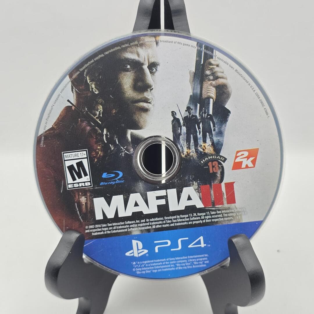 Mafia III | PS4 PlayStation 4 - 2016 | Tested [Disc Only]