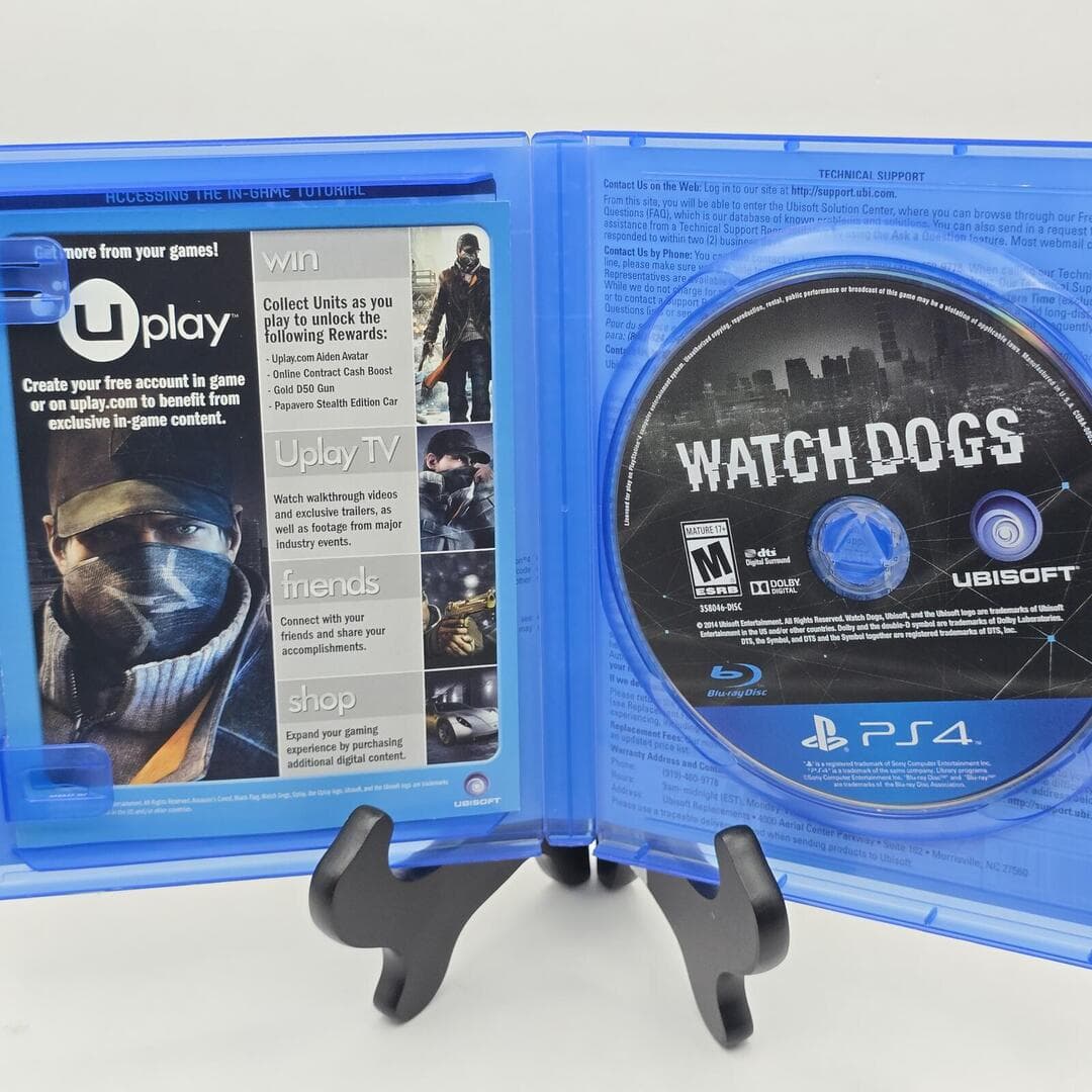 Watch Dogs | PS4 PlayStation 4 - 2014 | Tested [CIB] - Thumbnail 2