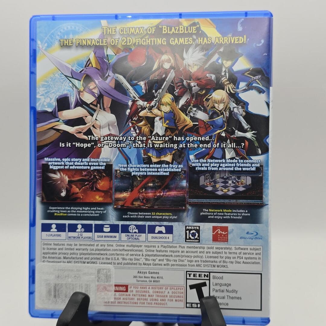 BlazBlue: Central Fiction | PS4 PlayStation 4 - 2016 | Tested [CIB] - Thumbnail 5