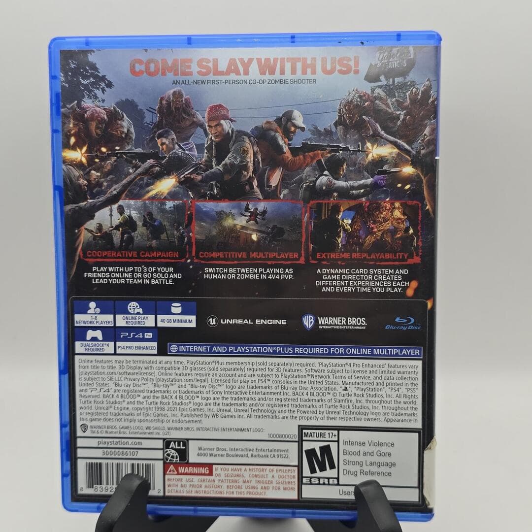 Back 4 Blood | PS4 PlayStation 4 - 2021| Tested [CIB] - Thumbnail 5