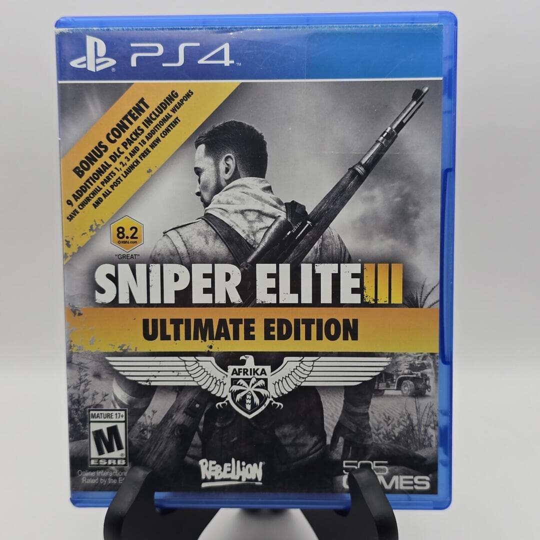 Sniper Elite III [Ultimate Edition] | PS4 PlayStation 4 - 2015 | Tested [CIB]
