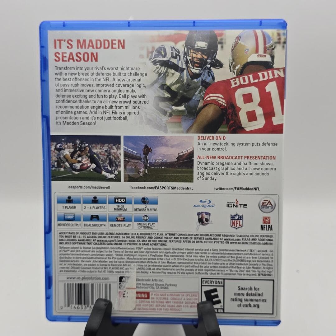 Madden NFL 15 | PS4 PlayStation 4 - 2014 | Tested [CIB] - Thumbnail 4