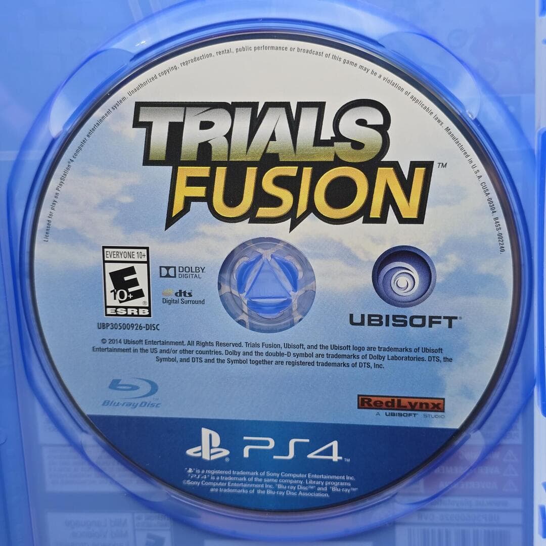 Trials Fusion | PS4 PlayStation 4 - 2014| Tested [CIB] - Thumbnail 3