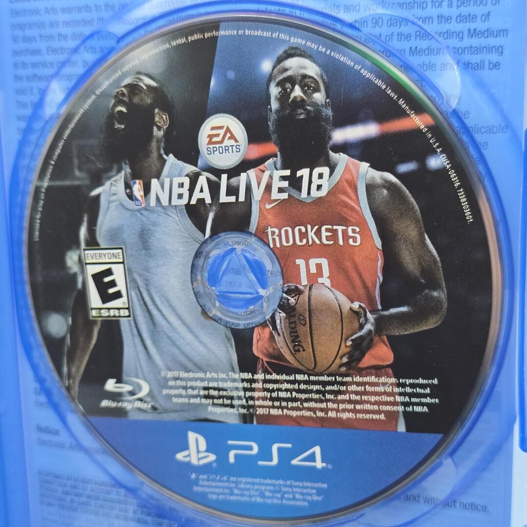 NBA Live 18 | PS4 PlayStation 4 -2017 | Tested [CIB] - Thumbnail 3