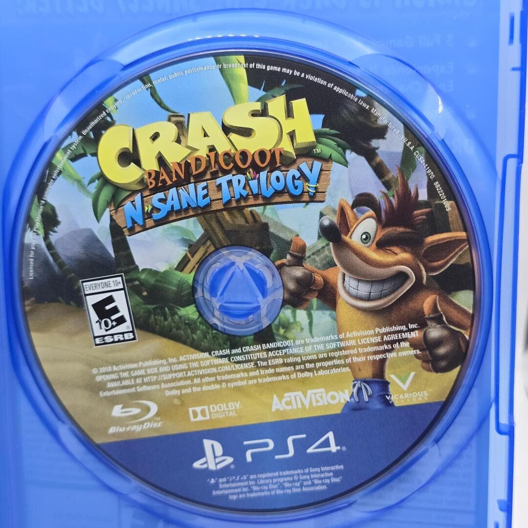 Crash Bandicoot N. Sane Trilogy | PS4 PlayStation 4 - 2017 | Tested [CIB] - Thumbnail 3
