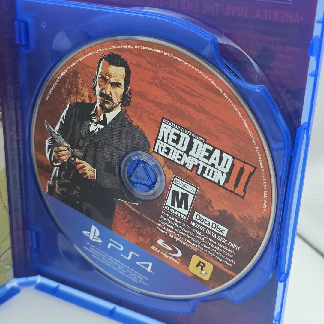 Red Dead Redemption 2 | PS4 PlayStation 4 - 2018 | Tested [CIB w/MAP] - Thumbnail 3