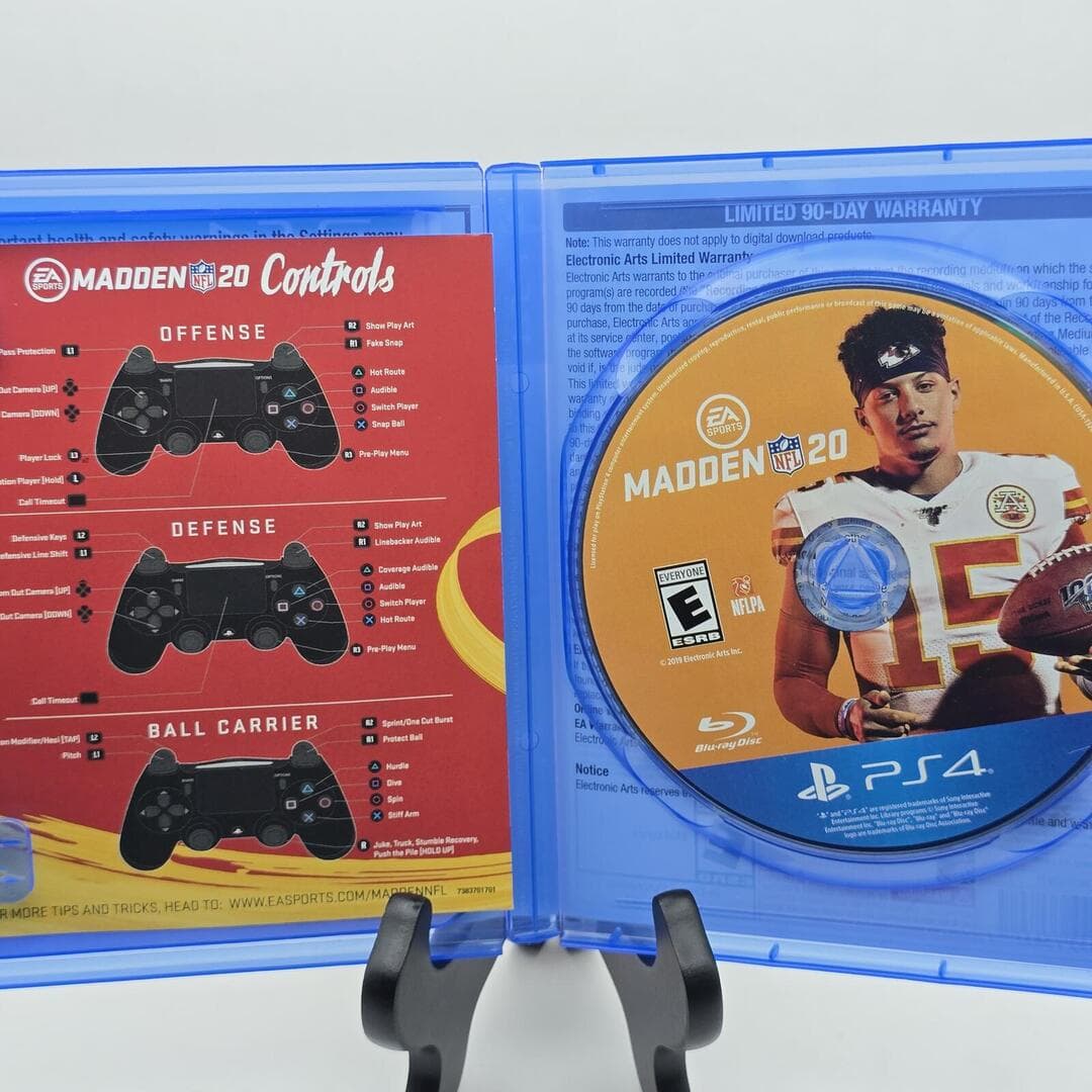 Madden NFL 20 | PS4 PlayStation 4 - 2019 | Tested [CIB] - Thumbnail 2