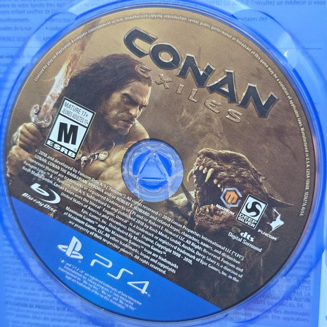 Conan Exiles [Day One] | PS4 PlayStation 4 - 2018 | Tested [CIB] - Thumbnail 3