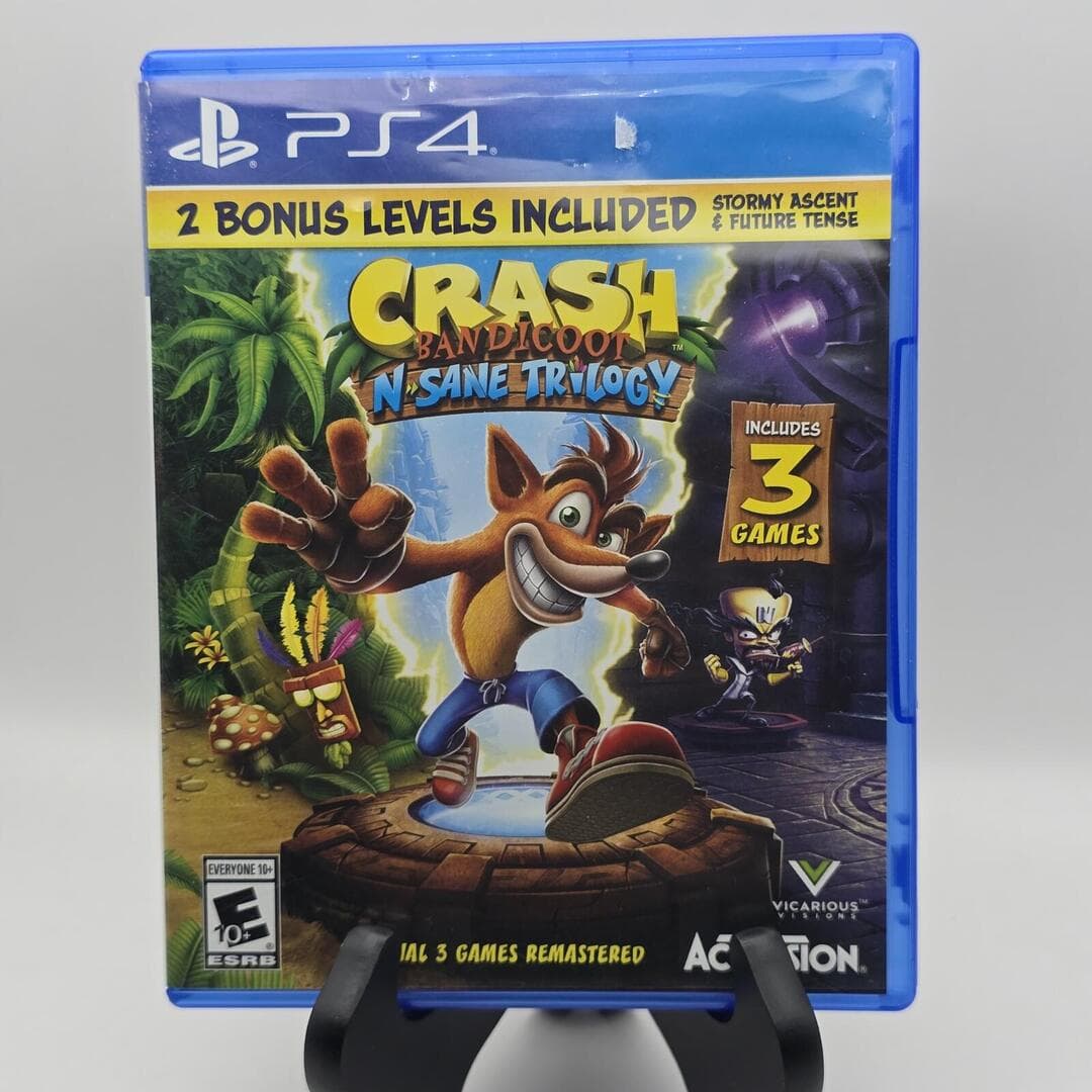 Crash Bandicoot N. Sane Trilogy | PS4 PlayStation 4 - 2017 | Tested [CIB]