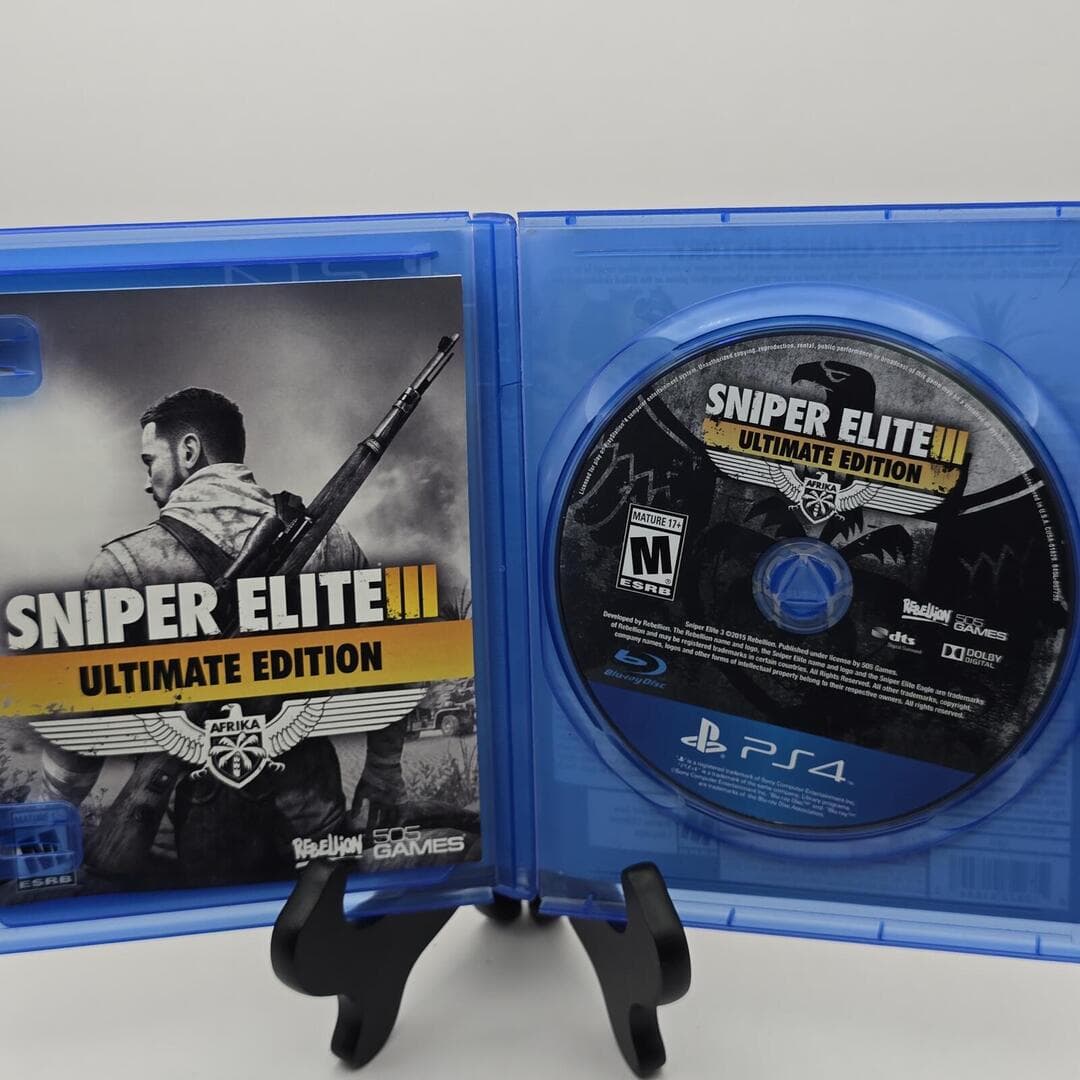 Sniper Elite III [Ultimate Edition] | PS4 PlayStation 4 - 2015 | Tested [CIB] - Thumbnail 2