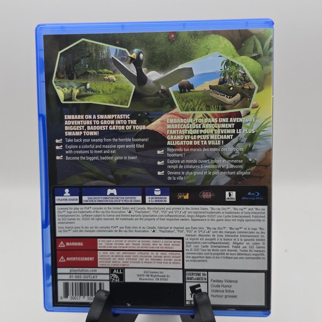 Angry Alligator | PS4 PlayStation 4 - 2021 | Tested [CIB] - Thumbnail 2