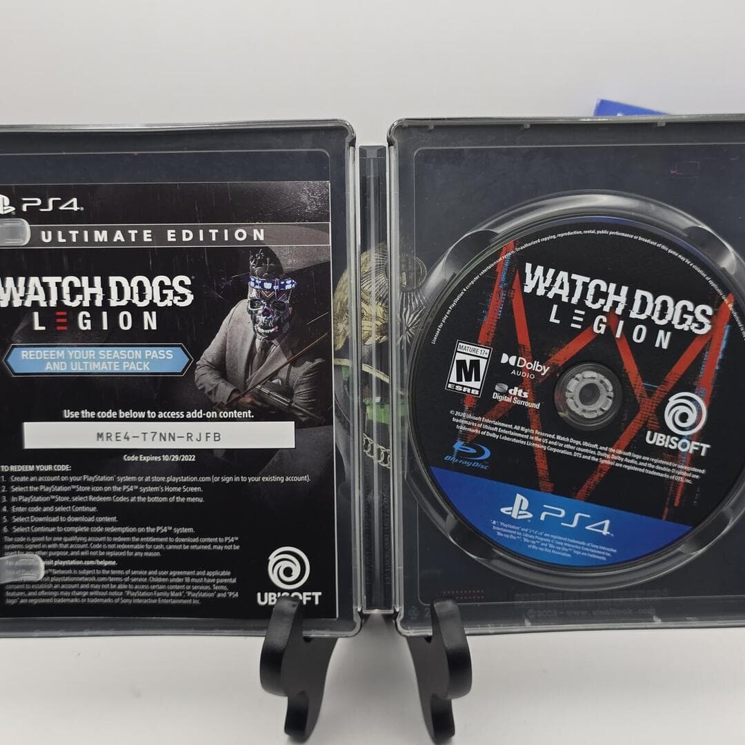 Watch Dogs: Legion [Ultimate Edition] | PS4 PlayStation 4 - 2020 | Tested [CIB] - Thumbnail 4