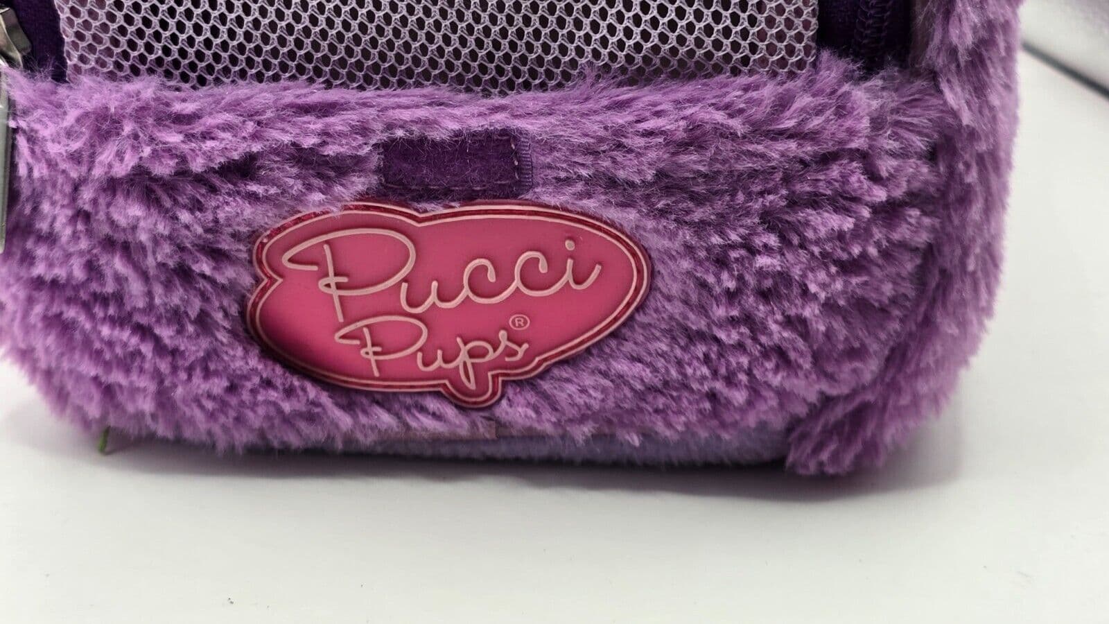 Pucci Pups by Battat Pink Bow and Sweater, Glam Bag with Maltese Pup – Plush - Thumbnail 2