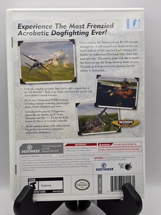 Nintendo Wii - WWII: Aces - (CIB) - TESTED - Thumbnail 2