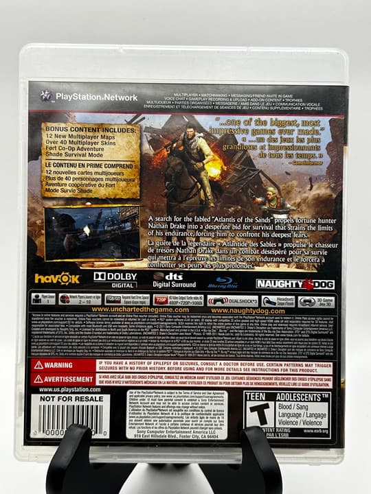 Sony PlayStation 3 (PS3) - Uncharted 3: Drake's Deception - (CIB) - TESTED - Thumbnail 2