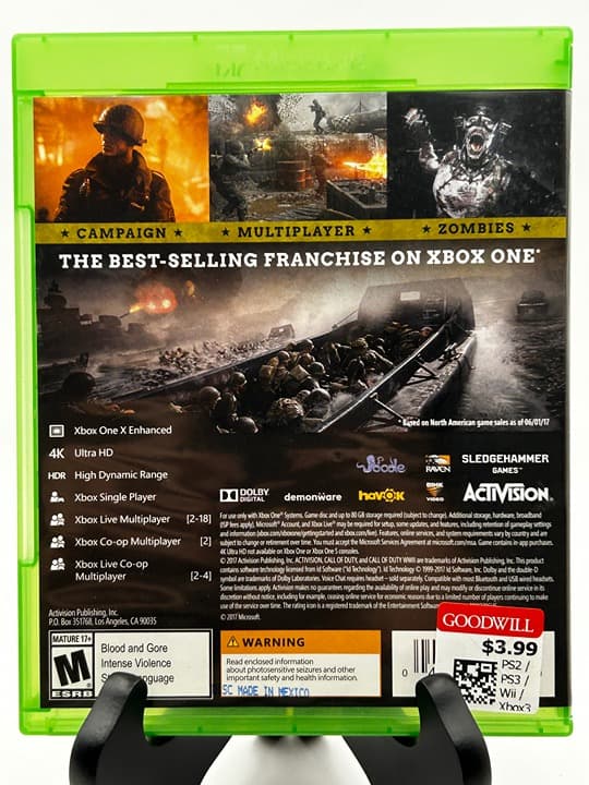 XBox - Call of Duty: WWII - CIB - Thumbnail 2