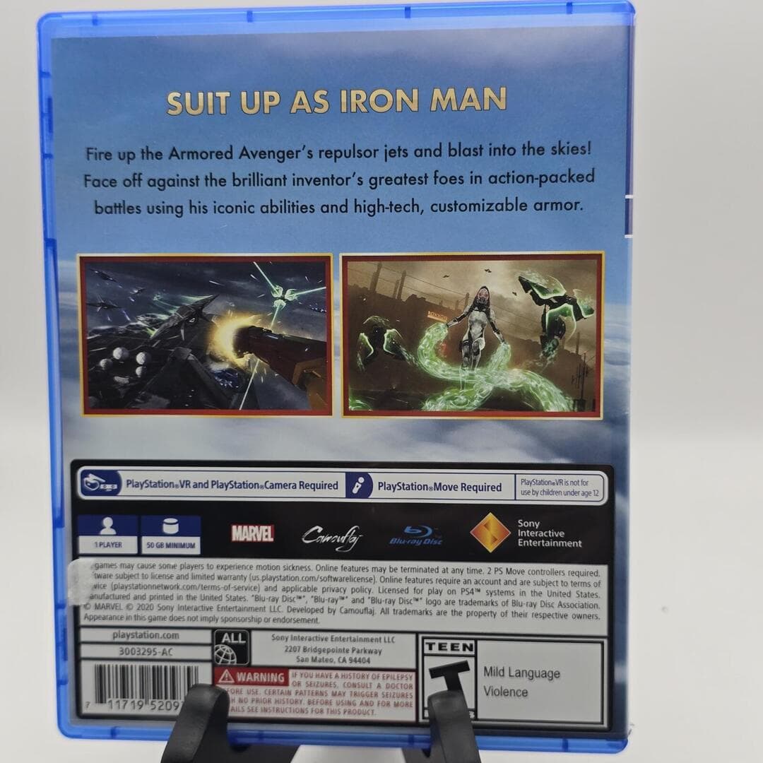 Iron Man VR | PS4 PlayStation 4 PSVR - 2020 | Tested [CIB] - Thumbnail 3