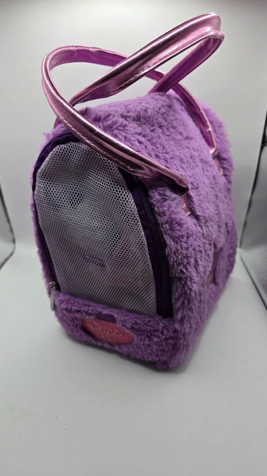 Pucci Pups by Battat Pink Bow and Sweater, Glam Bag with Maltese Pup – Plush - Thumbnail 8